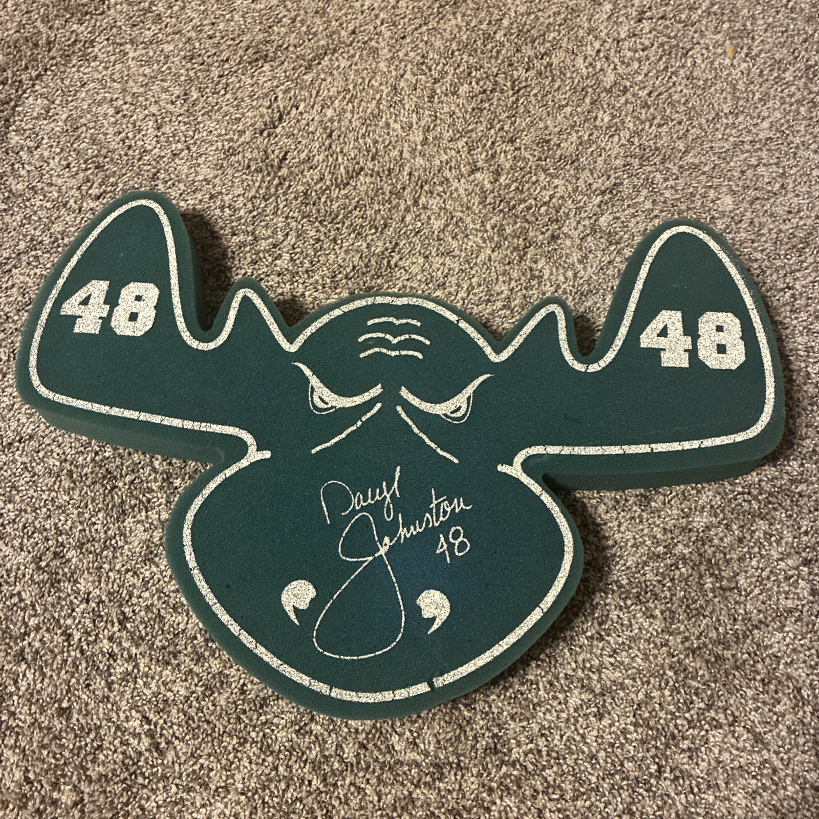 Vintage 1994 Daryl Moose Johnson Foam Hand  Head NFL Football Dallas Cowboys 48