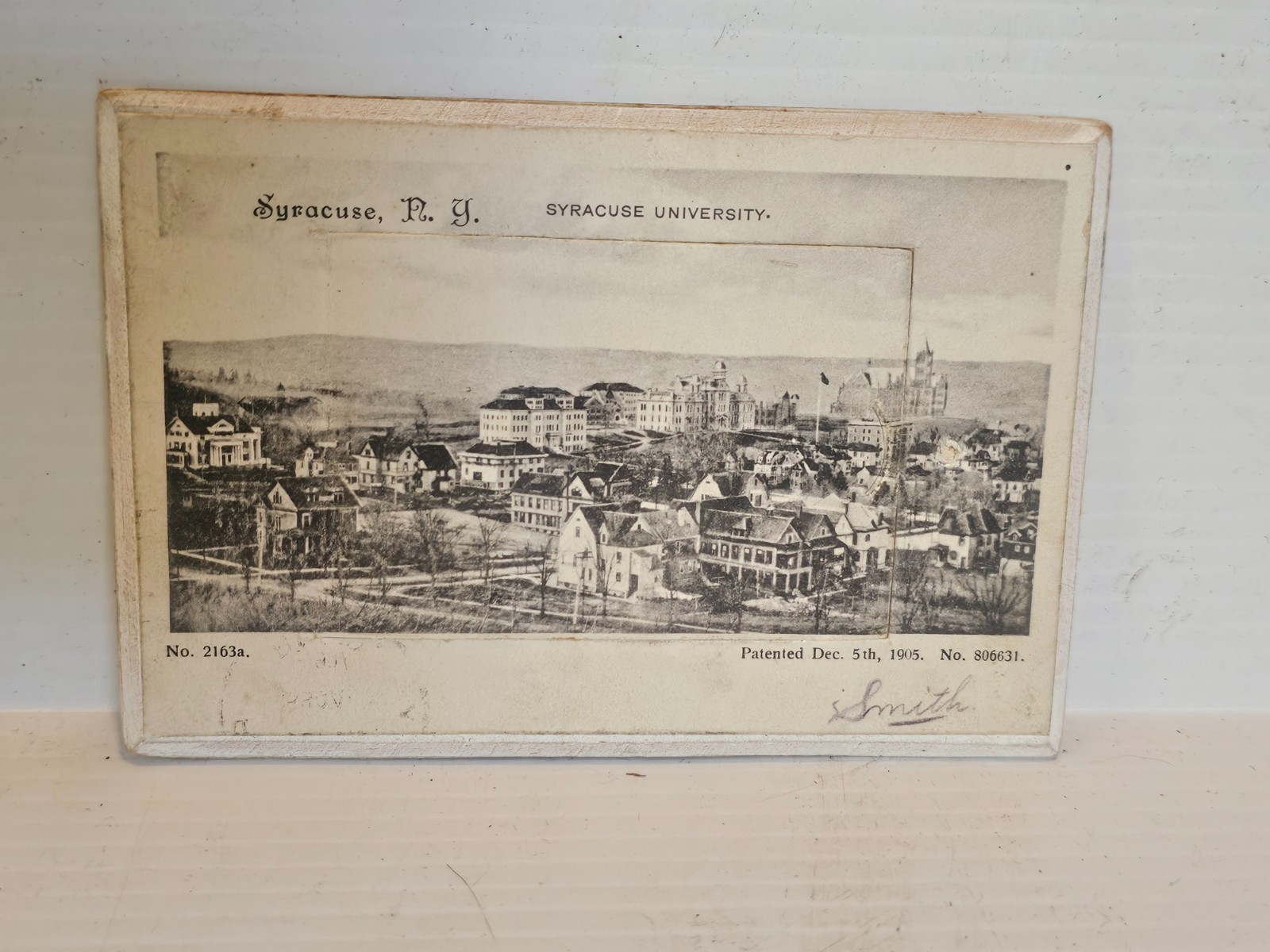 Old /Vintage 1907 SYRACUSE UNIVERSITY New York Postcard w/plug out pictures Old /Vintage 1907 SYRACUSE UNIVERSITY New York Postcard w/plug out pictures