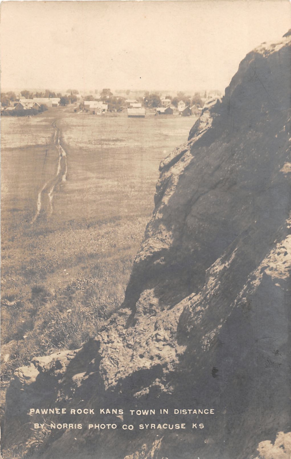 J62/ Pawnee Rock Kansas RPPC Postcard c1910 Birdseye View Homes 33 J62/ Pawnee Rock Kansas RPPC Postcard c1910 Birdseye View Homes 33