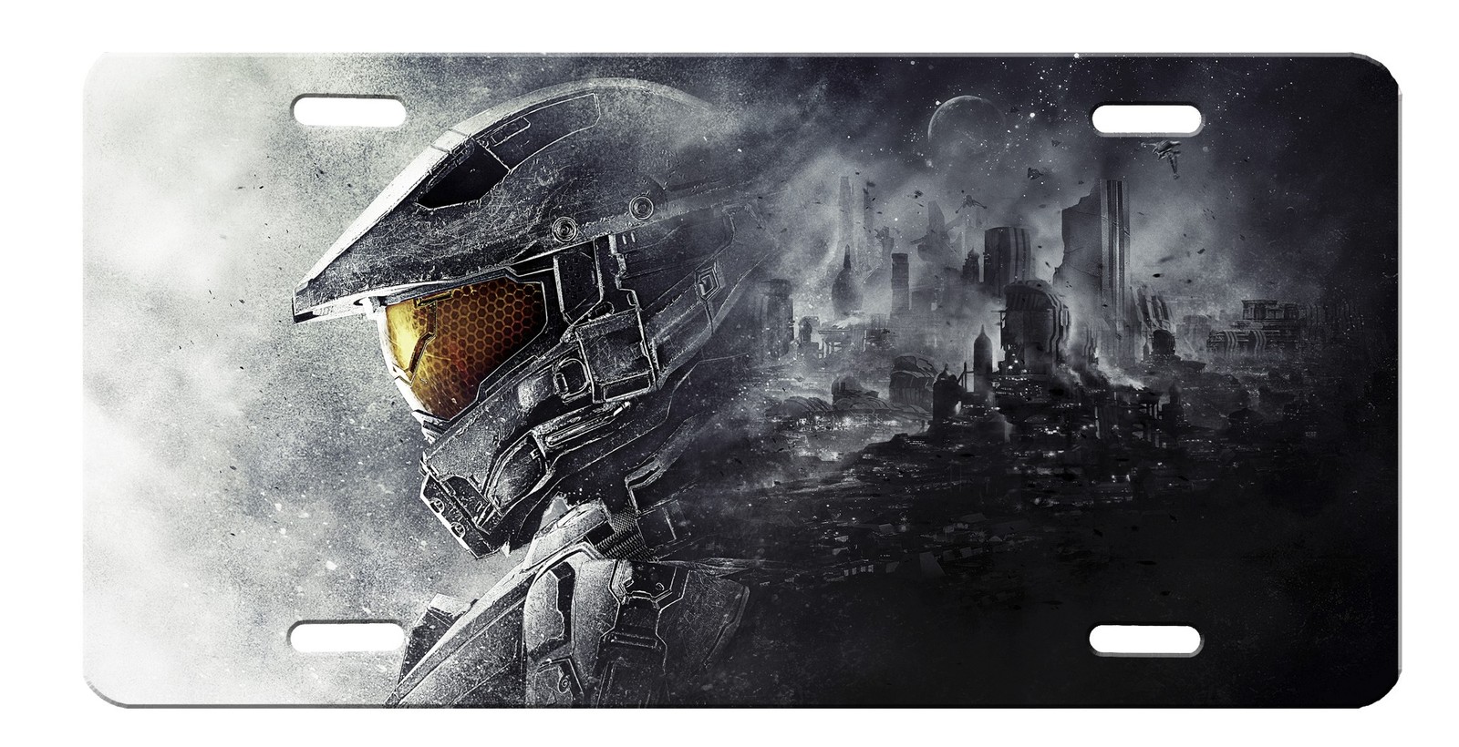 Halo 5 Master Chief High Gloss License Plate Halo 5 Master Chief High Gloss License Plate