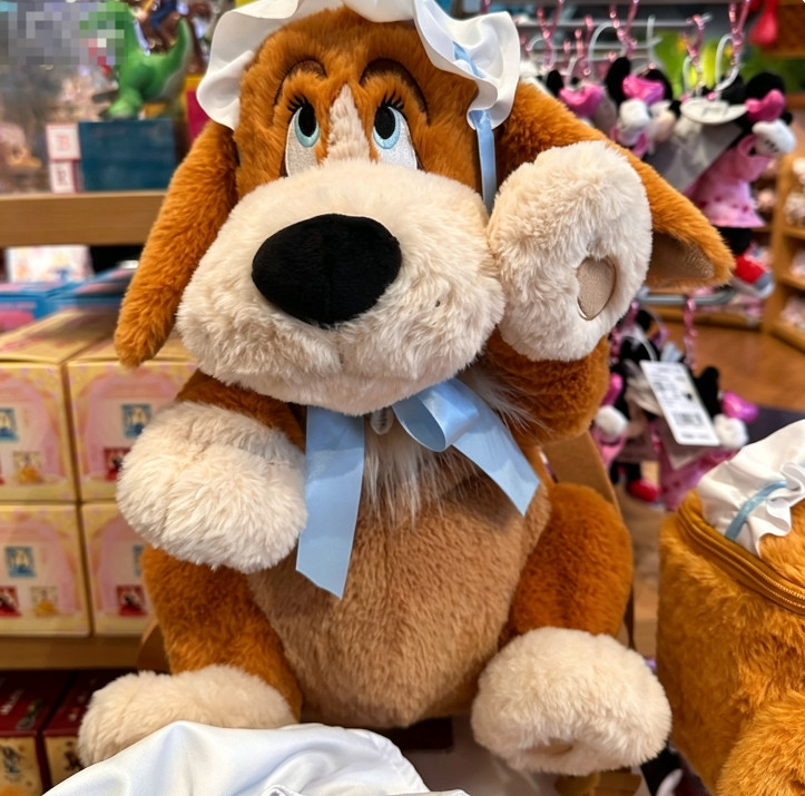Authentic Shanghai Disney Store Peter Pan Nana plush bag Backpack 2026 Authentic Shanghai Disney Store Peter Pan Nana plush bag Backpack 2026