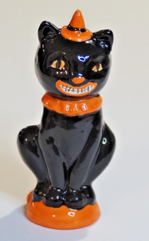 Pie Bird Vintage LOOKING Black Cat Piebird Made In USA by Nancy Davis