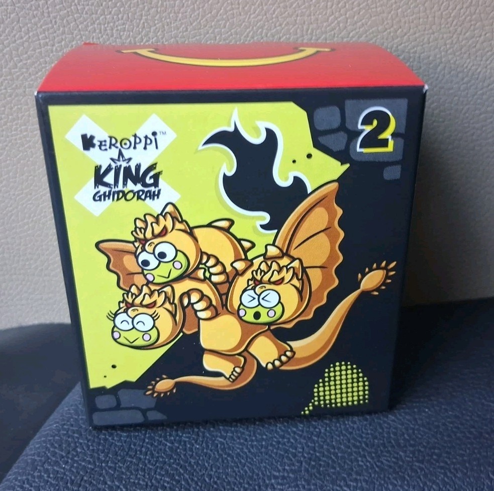 2026 McDonald’s Cute Meets Kaiju Happy Meal Toy#02  Keroppi King Ghidorah