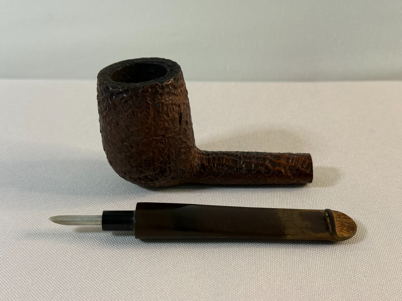 Vintage Peterson's Kapruf 260 Sandblast Briar Tobacco Pipe Republic of Ireland