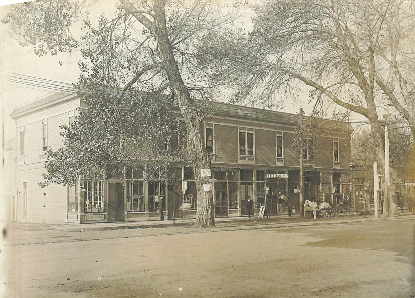 Elmhurst Oakland Alameda California Original 1906 RPPC - Heavily Trimmed - DPO Elmhurst Oakland Alameda California Original 1906 RPPC - Heavily Trimmed - DPO