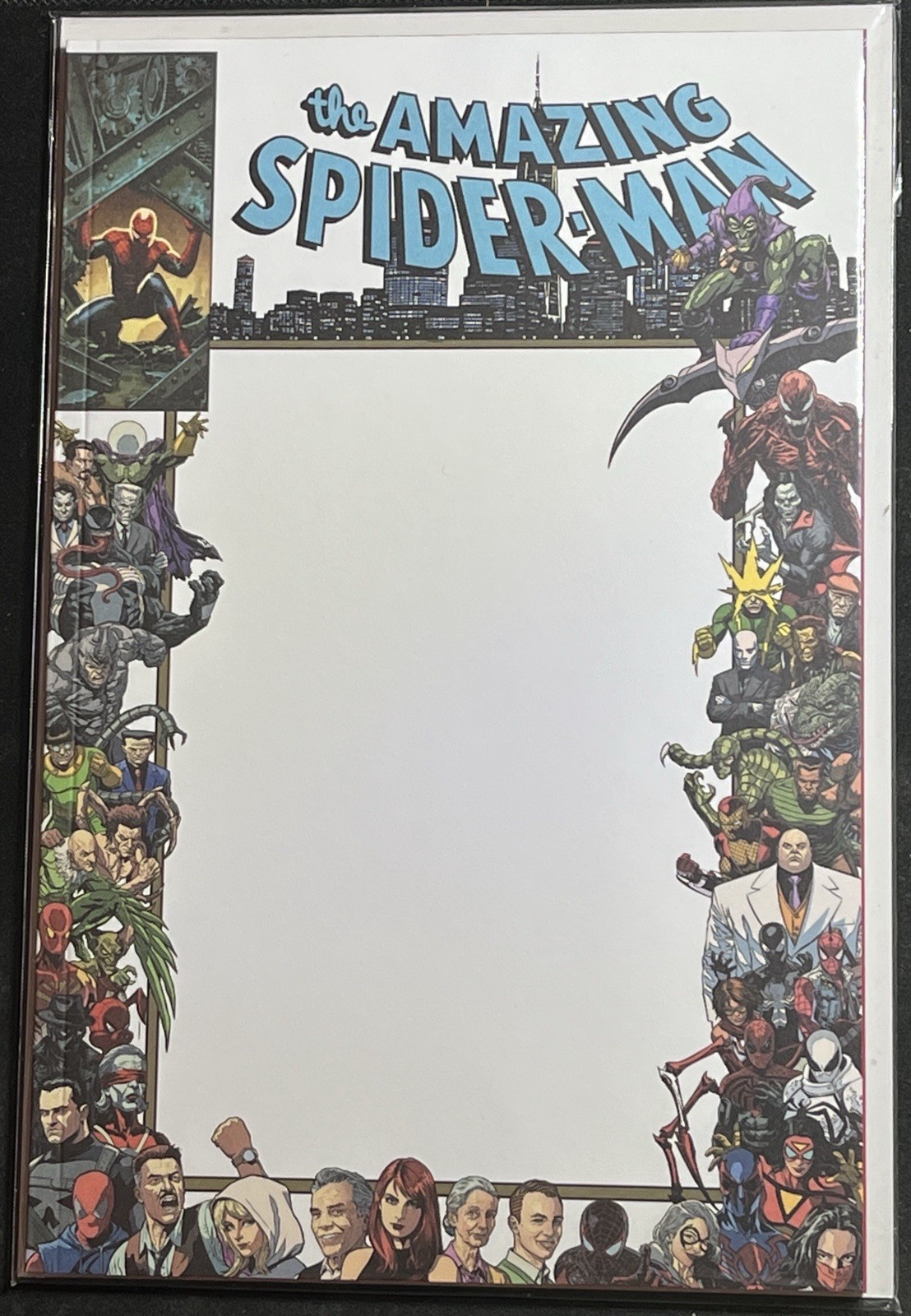 Special Blank Amazing Spider-Man 1000 Mico Suayan NYCC Exclusive New In Hand