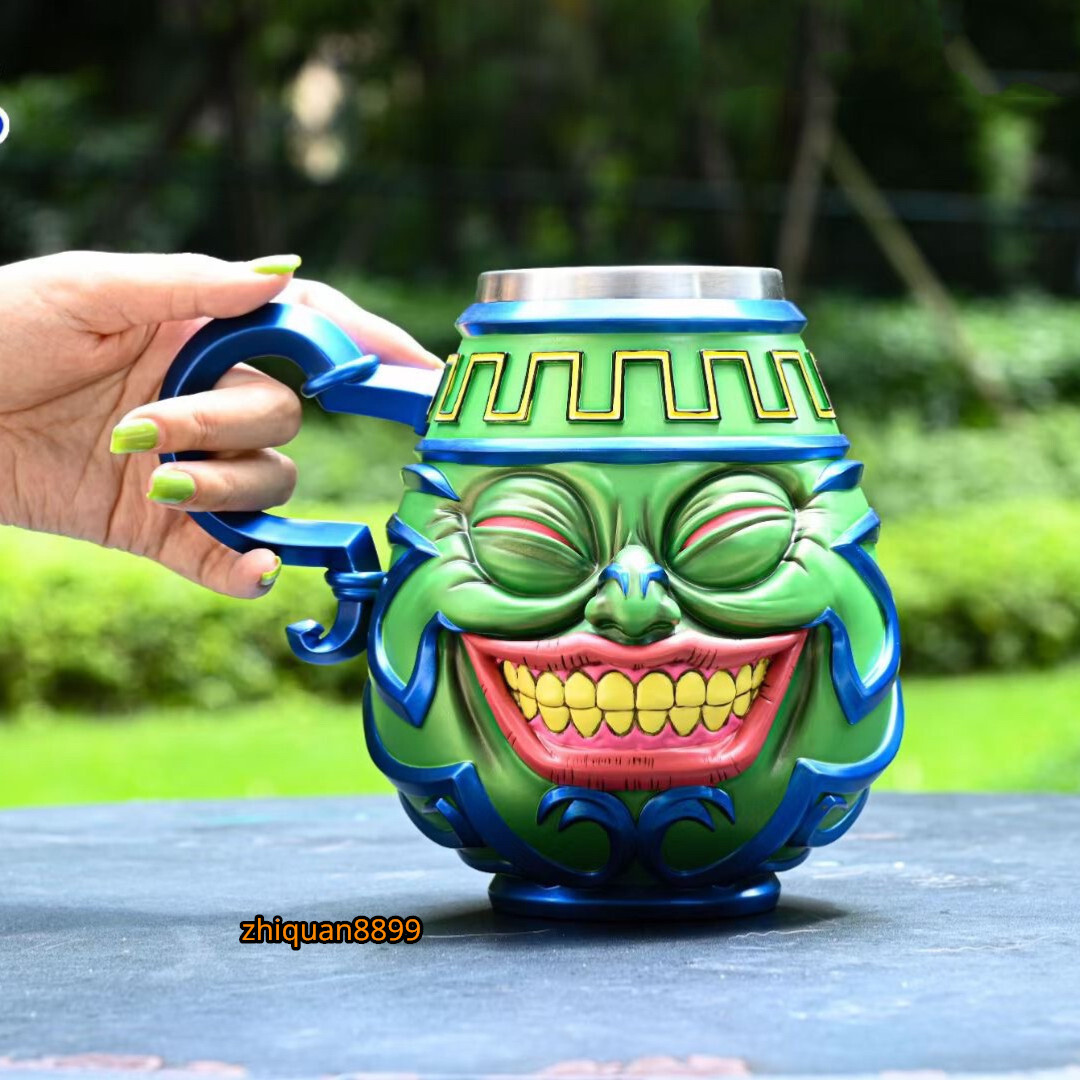 PSD STUDIO Pot of Greed Cup Stainless Steel Cups Figure Toy