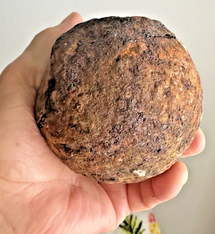 8 Pound Cannonball Off The Atocha Galleon given to me  By Famous Mell Fisher