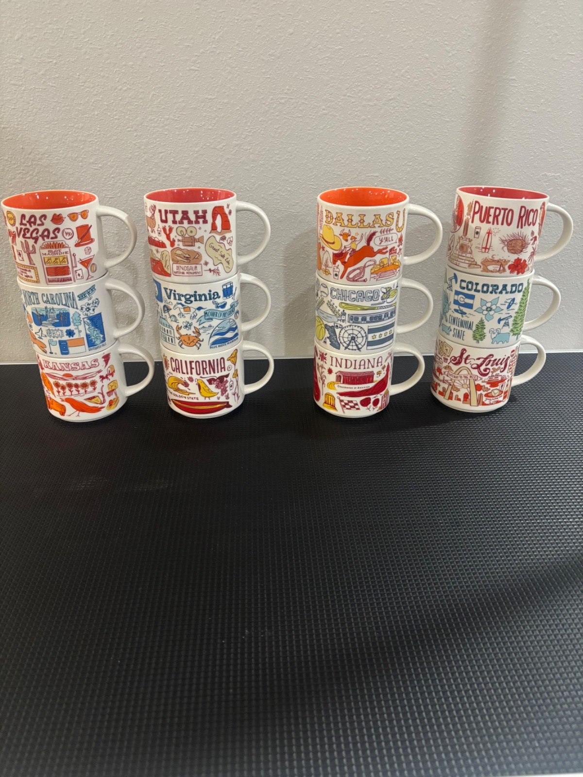 Starbucks Been There Series Mug Collection Lot of 12 - used Starbucks Been There Series Mug Collection Lot of 12 - used