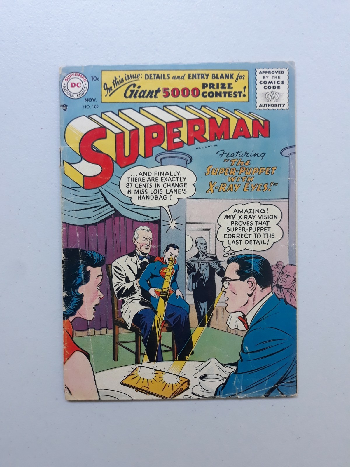 Superman 109 DC Comics 1956 Superman 109 DC Comics 1956
