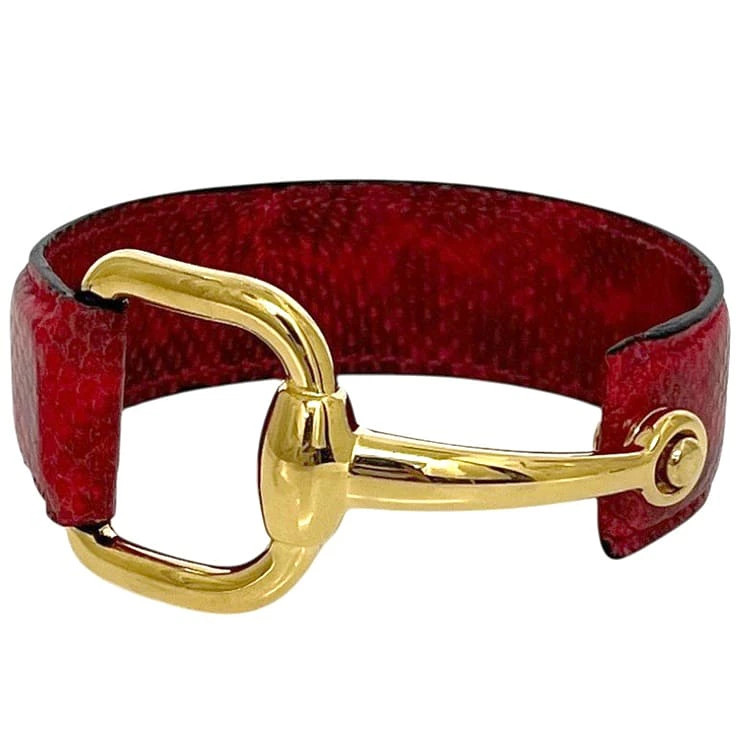 Gucci Bangle Horsebit Excellent condition Bracelet Bangle GUCCI Leather Metal Re Gucci Bangle Horsebit Excellent condition Bracelet Bangle GUCCI Leather Metal Re