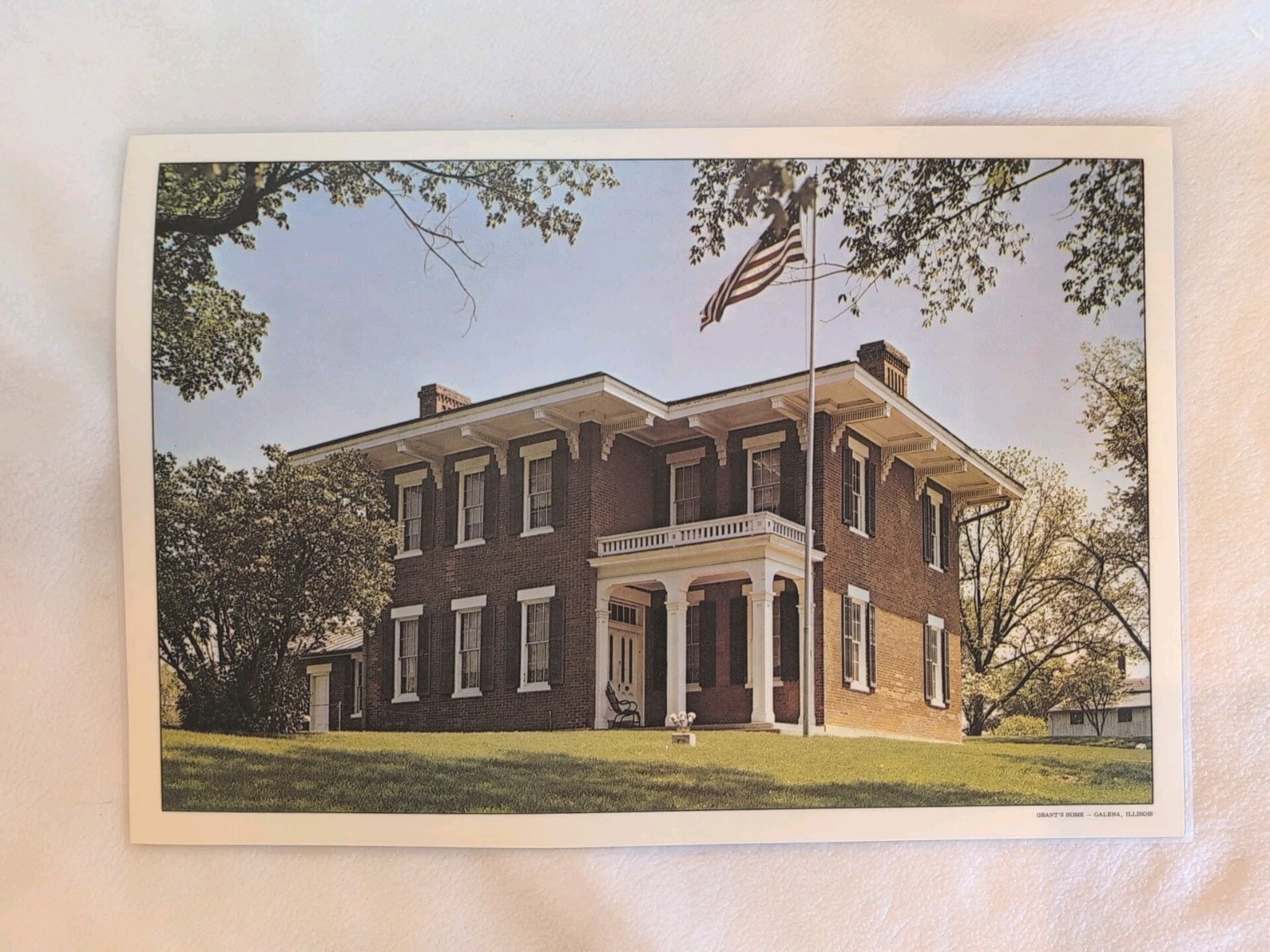 Grant\'s Home (Galena): Land of Lincoln Bright of America Reversible Placemats 