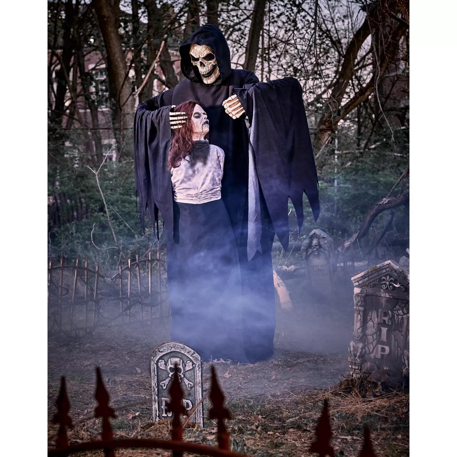 6.6 FT The Black Heart Animatronic Spirit Halloween Decorations