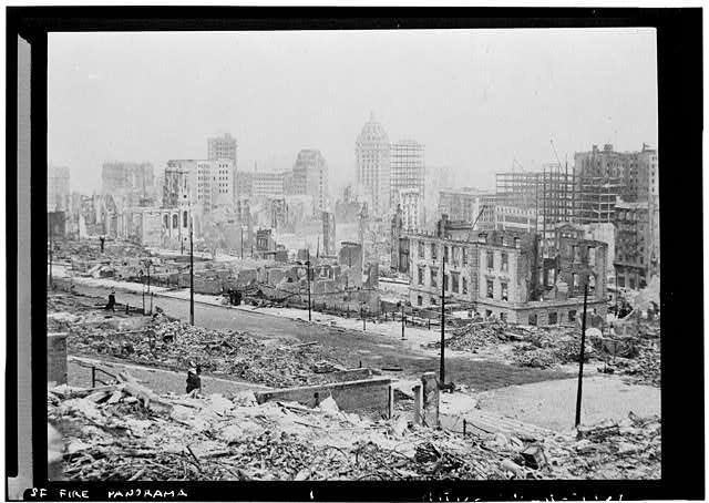 San Francisco,Historic View,1906,San Francisco,San Francisco County,CA,HABS
