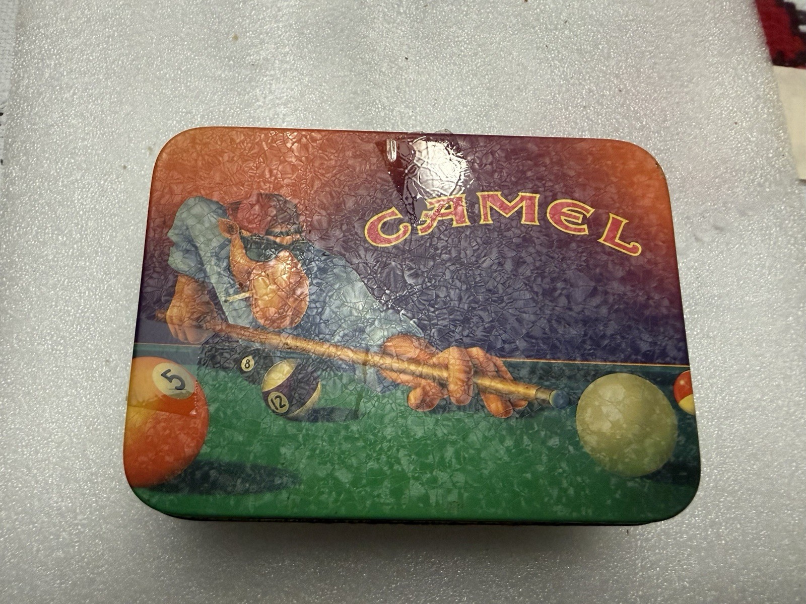 Joe Camel Pool Zippo Lighter in the tin excellent condition