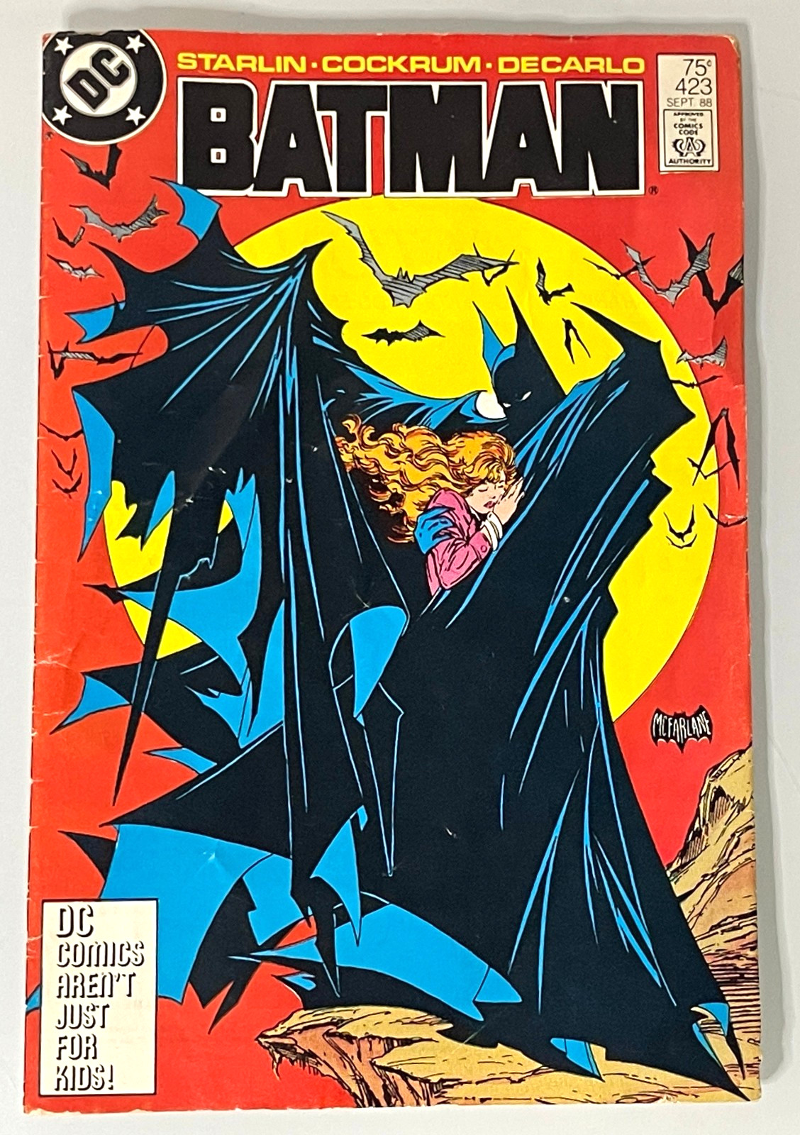 DC COMICS BATMAN 423 FAMOUS MCFARLANE COVER 2ND PRINT RARE
