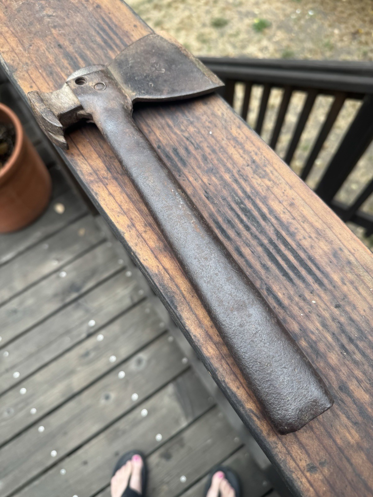 RARE Vintage Burgess-Norton All Steel Hatchet Circa 1920-1930 Made in USA