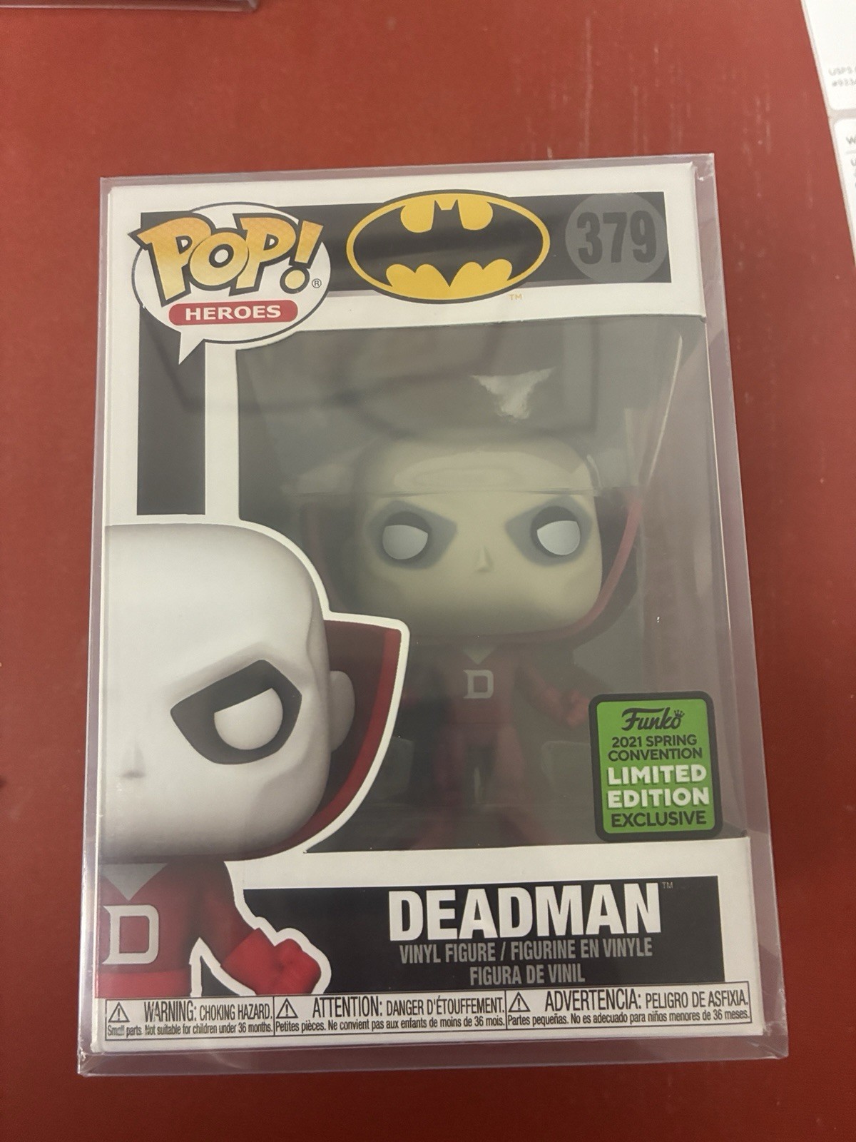 Deadman Funko Pop #379 Spring Convention 2021 Batman DC Comics Pop Protector Deadman Funko Pop #379 Spring Convention 2021 Batman DC Comics Pop Protector