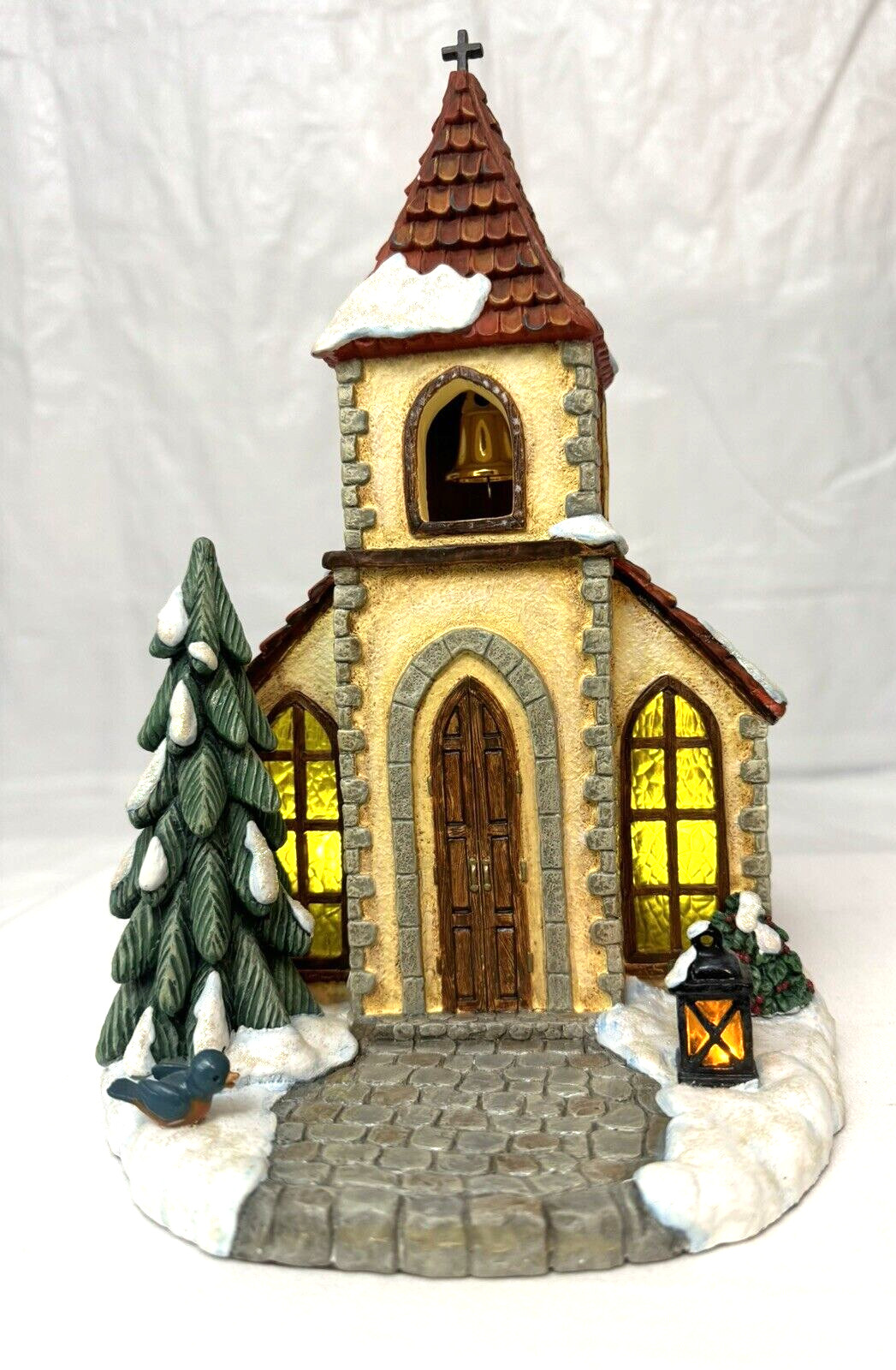2008 1143D Goebel/MJ Hummel Caroling Chapel Musical and Lights up Porcelain 2008 1143D Goebel/MJ Hummel Caroling Chapel Musical and Lights up Porcelain