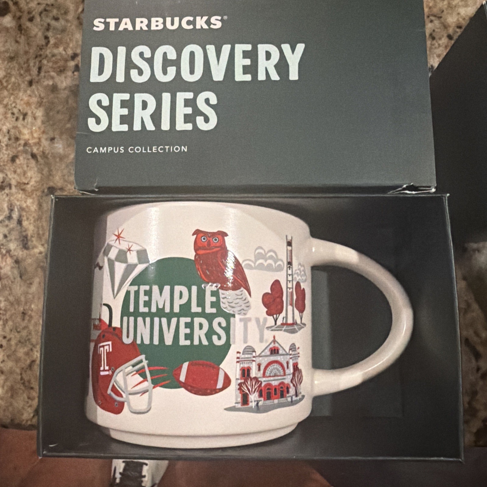 Starbucks Discovery Series Campus Collection MUG Temple University
