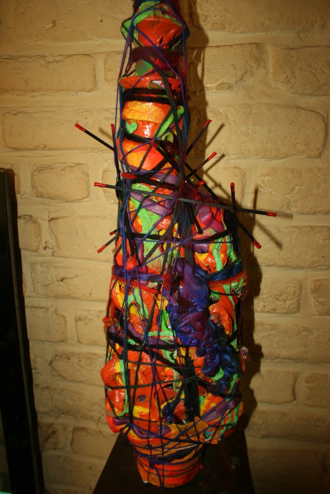 RARE VOODOO SANTERIA FIGURE PORT AUX PRINCE HAITI COLLECTED NINETIES-- NOT CONGO