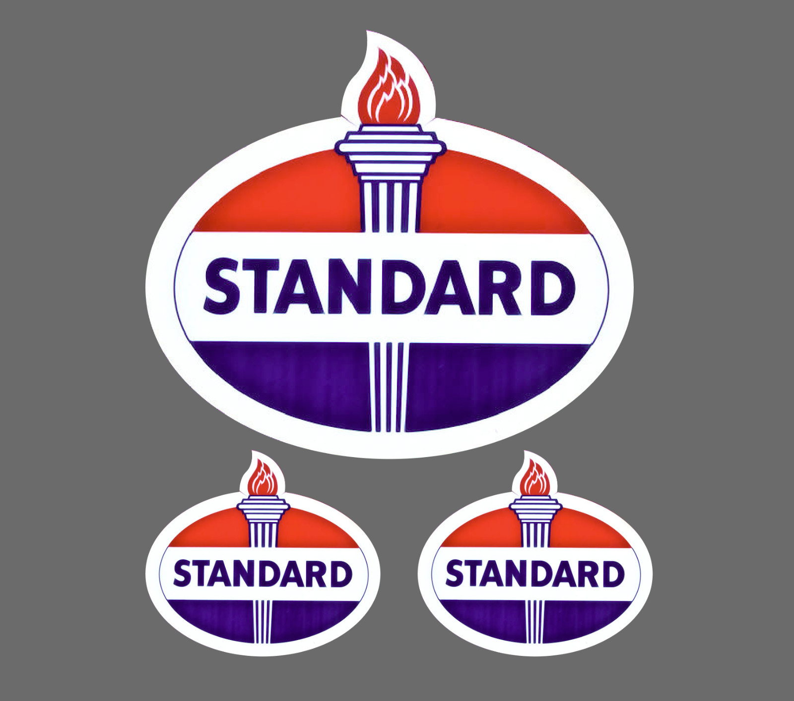 Standard Oil Co Vintage Look Vinyl Decal Sticker Std Oil Gas 3.6\