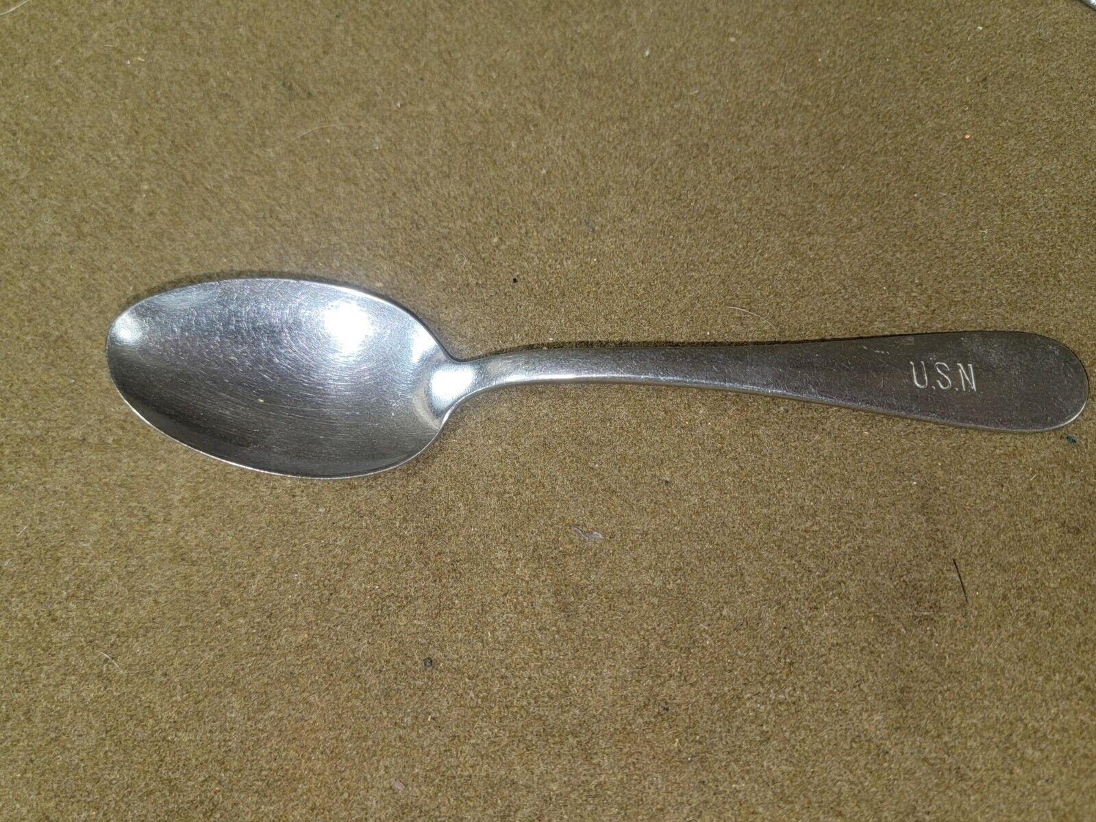 WWII US Navy Mess Hall Spoon