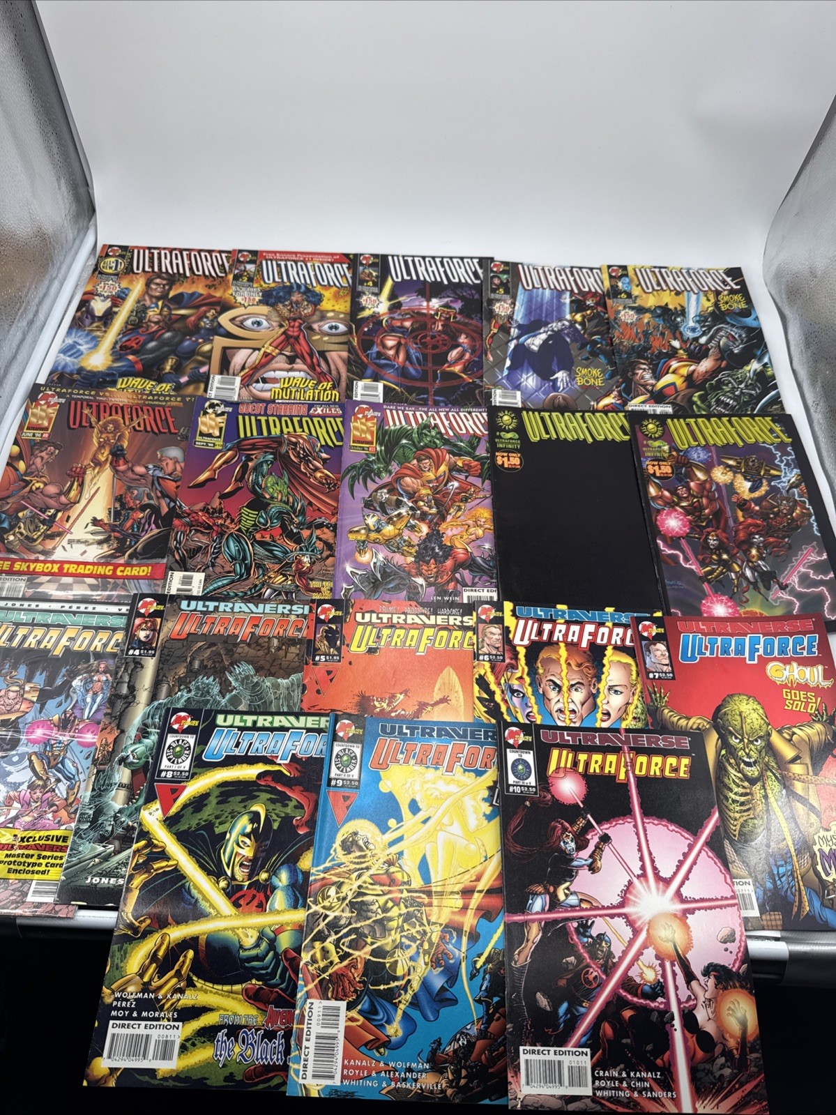 Ultraforce Malibu Comics Vol 1 #1 4-10, Vol 2 #1 2 4-6 9 12 13. Black September Ultraforce Malibu Comics Vol 1 #1 4-10, Vol 2 #1 2 4-6 9 12 13. Black September