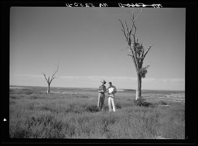 Photo:Texas Panhandle Dr Tugwell Farmer Dust Bowl 1936