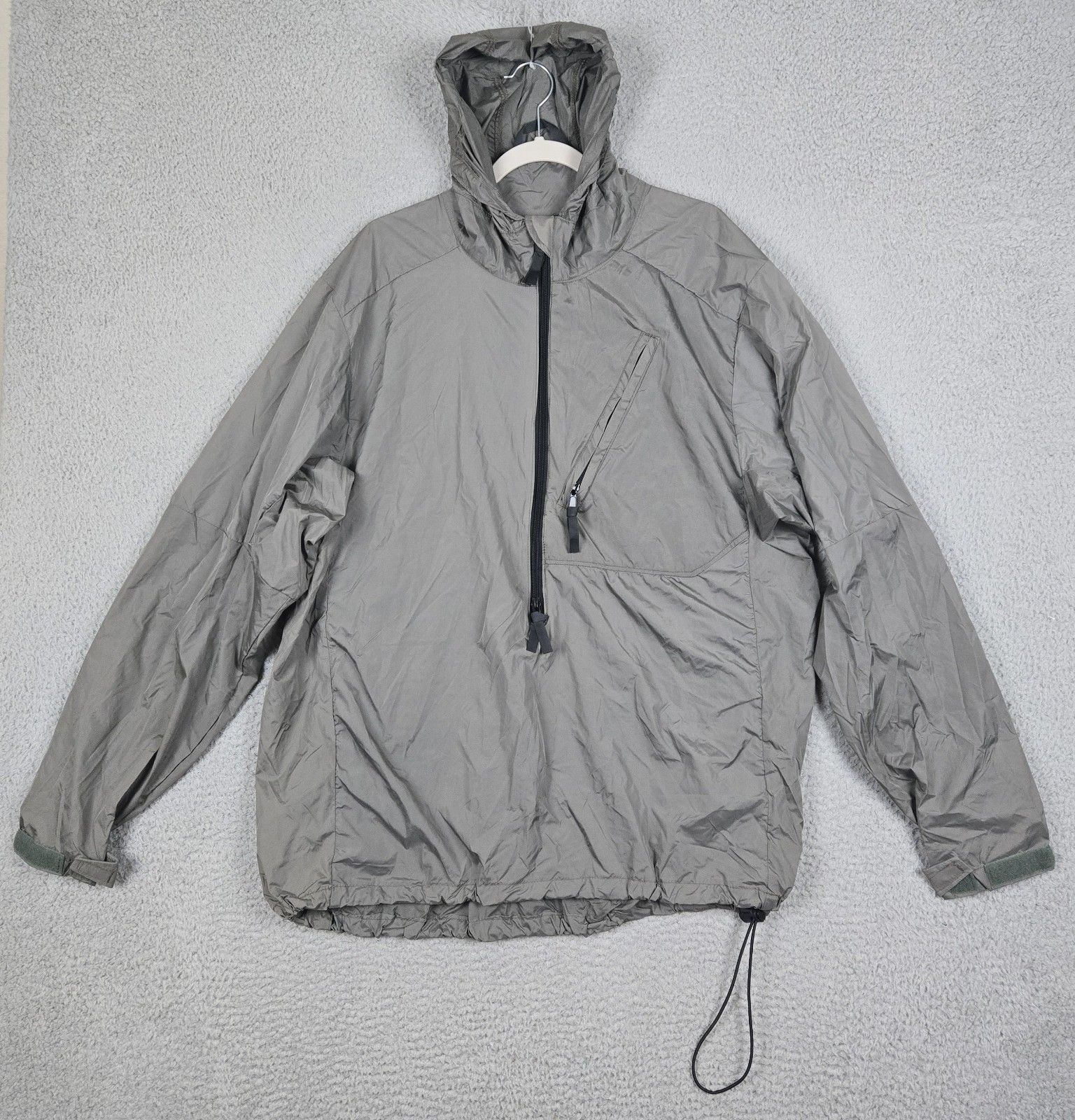Orc Industries PCU Level 4 L4 Windshirt Nylon Hooded Lightweight 1/2 Zip XL Long Orc Industries PCU Level 4 L4 Windshirt Nylon Hooded Lightweight 1/2 Zip XL Long