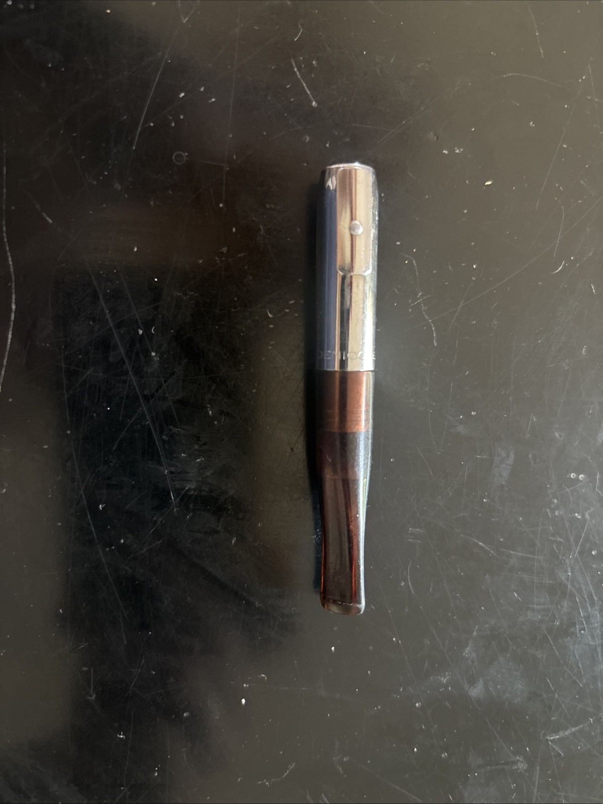 Vintage Dunhill Denicotea cigarette holder 3 1/4” Long With Chrome End - Nice