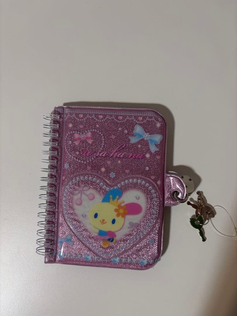 Sanrio Usahana Keyed Notebook Balletcore Glitter Sun-Star Stationery Sanrio Usahana Keyed Notebook Balletcore Glitter Sun-Star Stationery