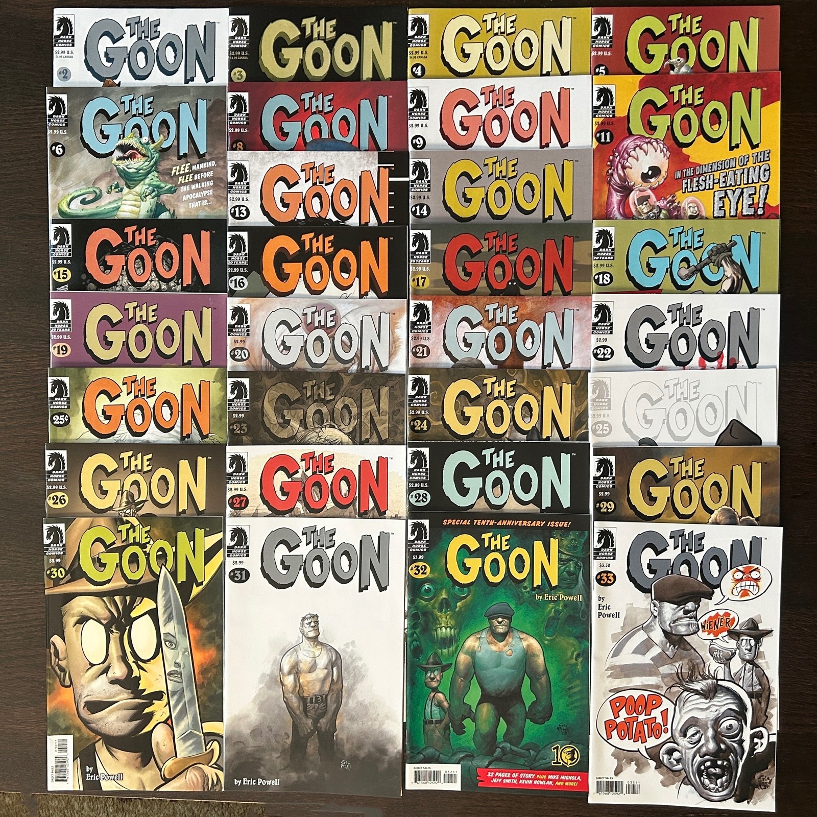 Lot of 30 The Goon by Eric Powell w/Bernie Wrightson 2003 Dark Horse Comics XLNT