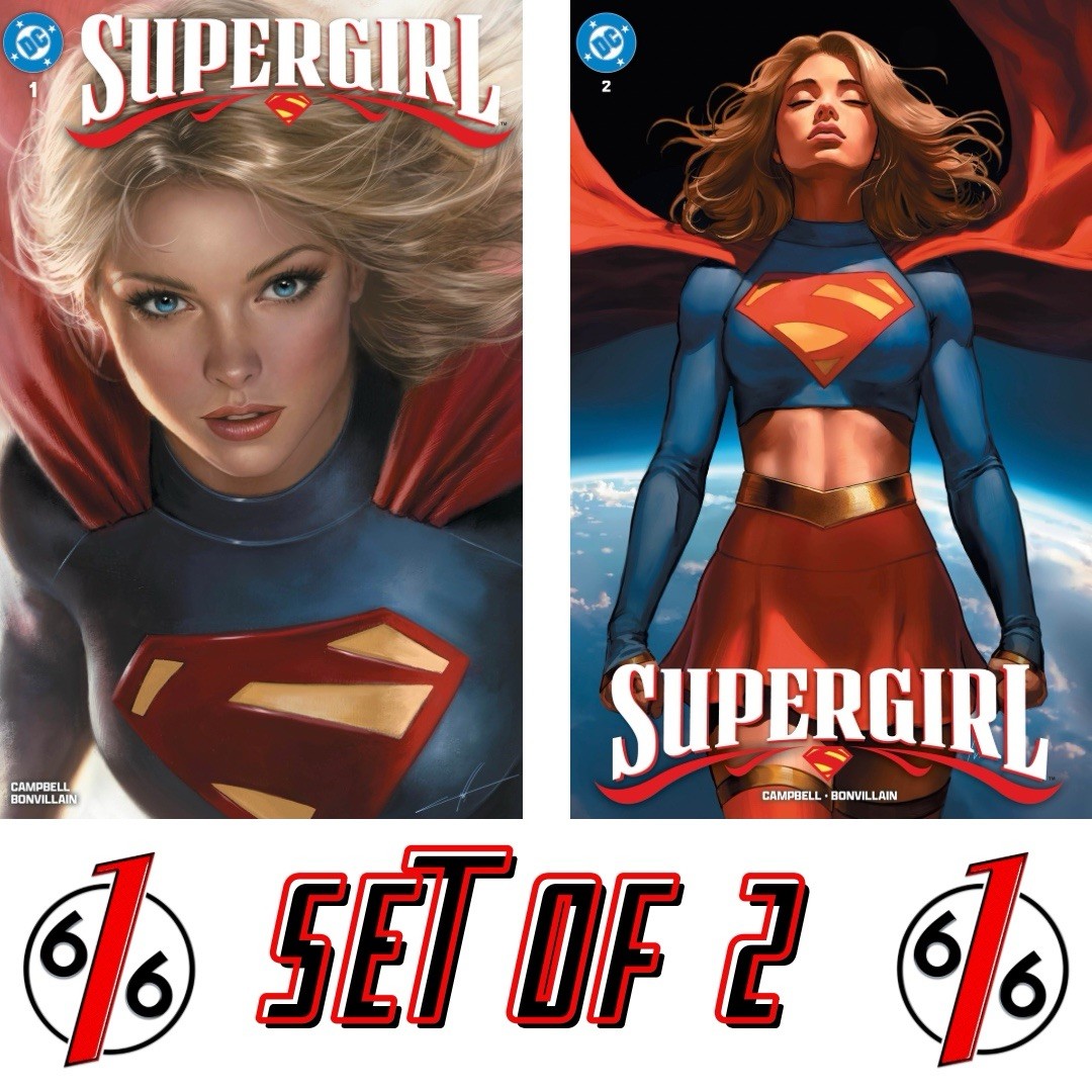 🔥 SUPERGIRL #1-2 CARLA COHEN & IVAN TALAVERA 616 COMICS Variant Set LTD 3000 🔥 SUPERGIRL #1-2 CARLA COHEN & IVAN TALAVERA 616 COMICS Variant Set LTD 3000