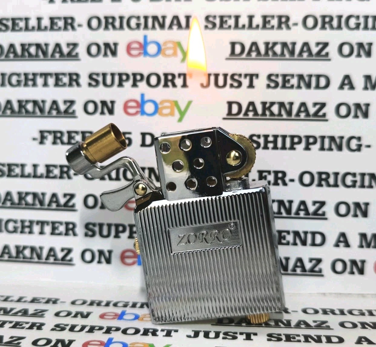 Zorro Fuel Saving Lighter Insert Rubber Cover Chimney Anti Evaporation 2nd Gen