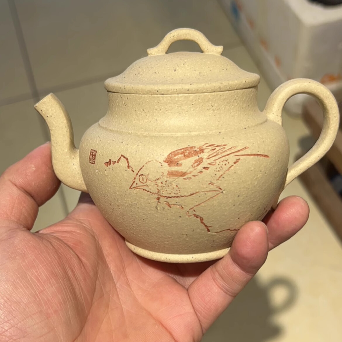 The Mud Engraving Is Very Good, But The White Jade Section Can Be Shaken The Mud Engraving Is Very Good, But The White Jade Section Can Be Shaken