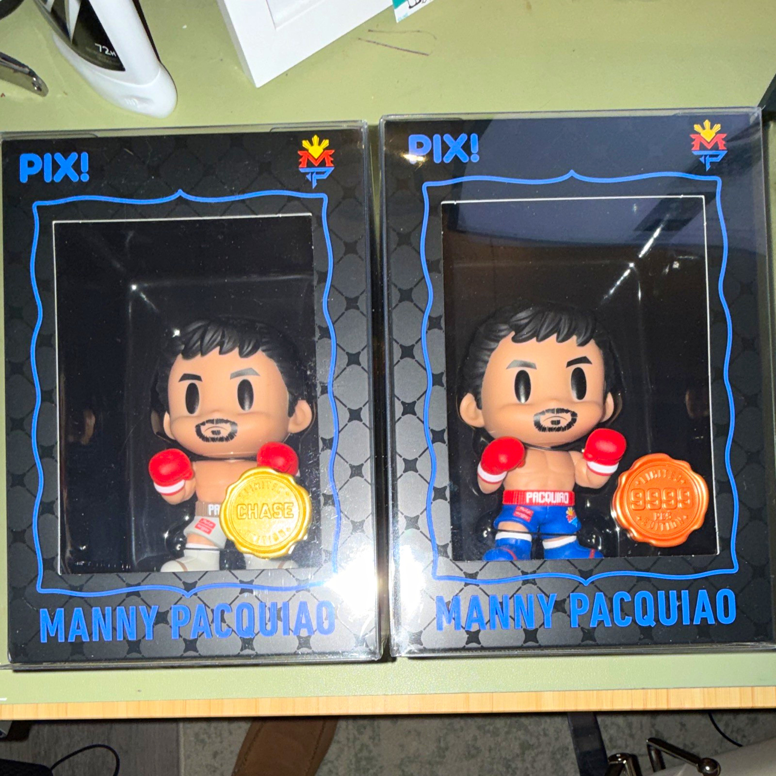 Asia Thrilljoy PiX Manny Pacquiao Chase & Hero Set  Limited Edition RARE