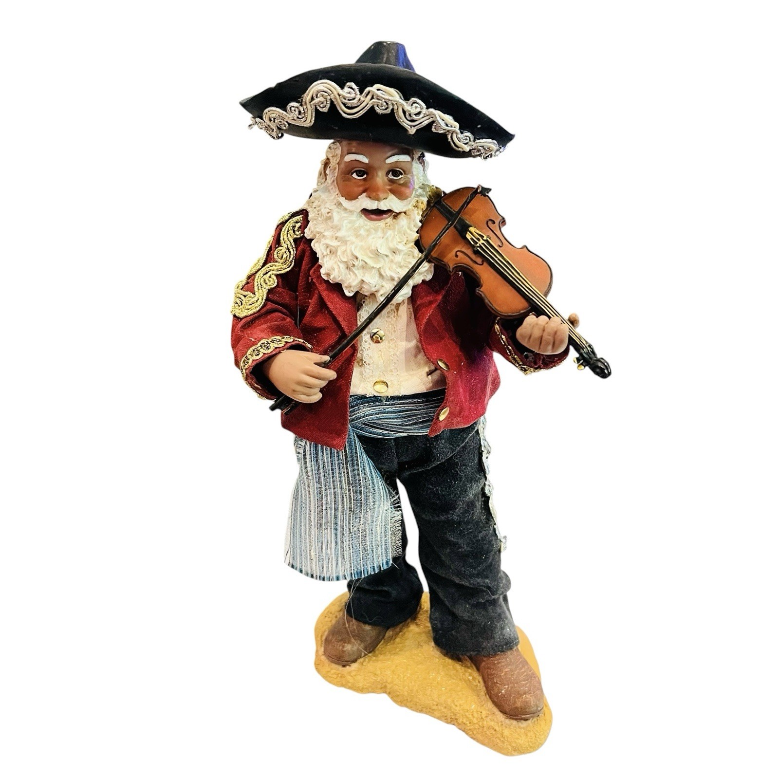 Retired Kurt S. Adler Fabriché 12” Musical Mariachi Santa Cielito Lindo