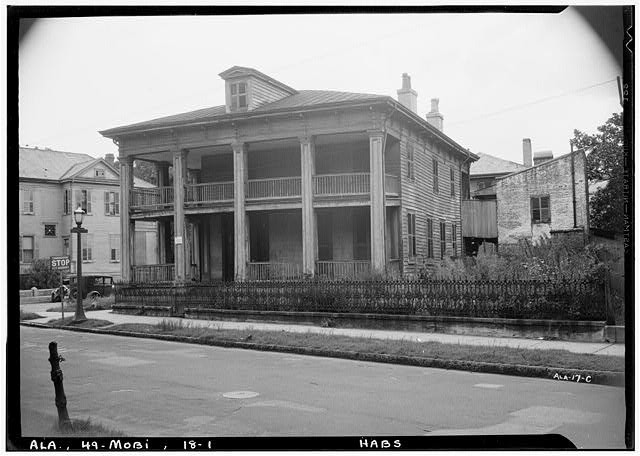 Photo:Mobile Alabama 1837 Tardy-Thorp House Four Sisters House HABS
