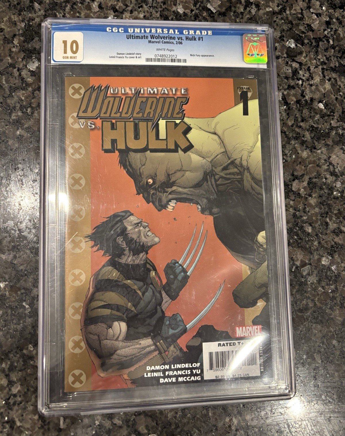 Ultimate Wolverine vs. Hulk #1 CGC 10 Gem Mint 