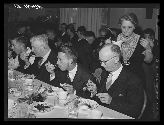 Loomis California 1940 Loomis Fruit Association Dinner Annual Meeting