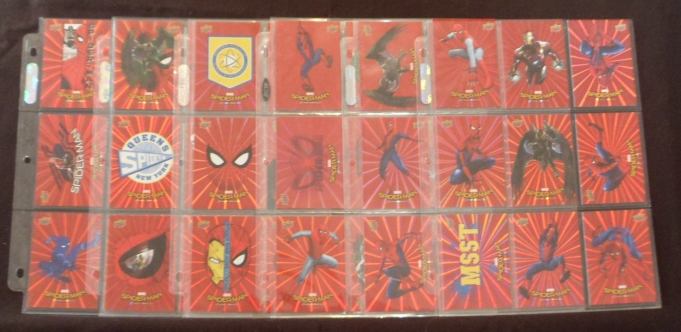 WALMART 2017 UD Spider-Man Homecoming RED FOIL Parallel Base Set (1-50) ONLY 1