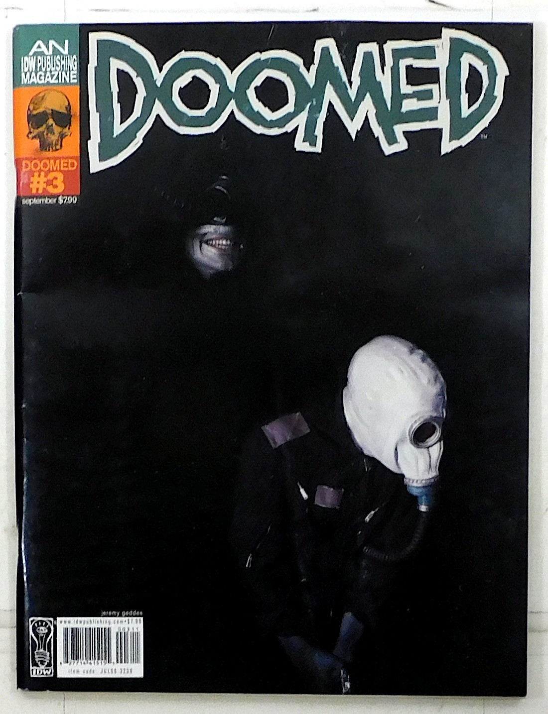 DOOMED #3 B VARIANT SEPTEMBER 2006 IDW PUBLISHING US MAGAZINE UK FREE POST RARE DOOMED #3 B VARIANT SEPTEMBER 2006 IDW PUBLISHING US MAGAZINE UK FREE POST RARE