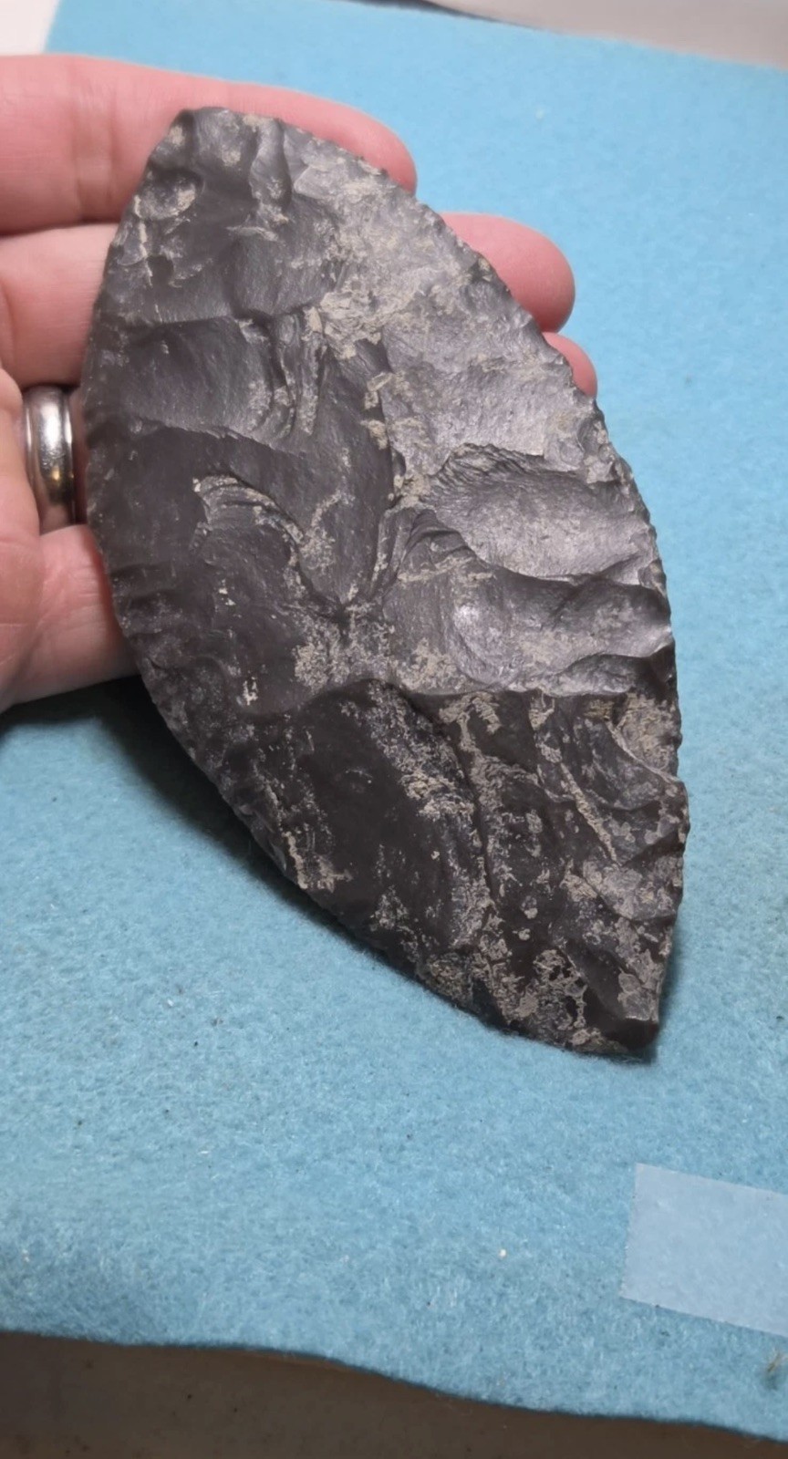 Ben Stermer COA Beautiful Huge Archaic Bipointed Blade 6000-3000BC