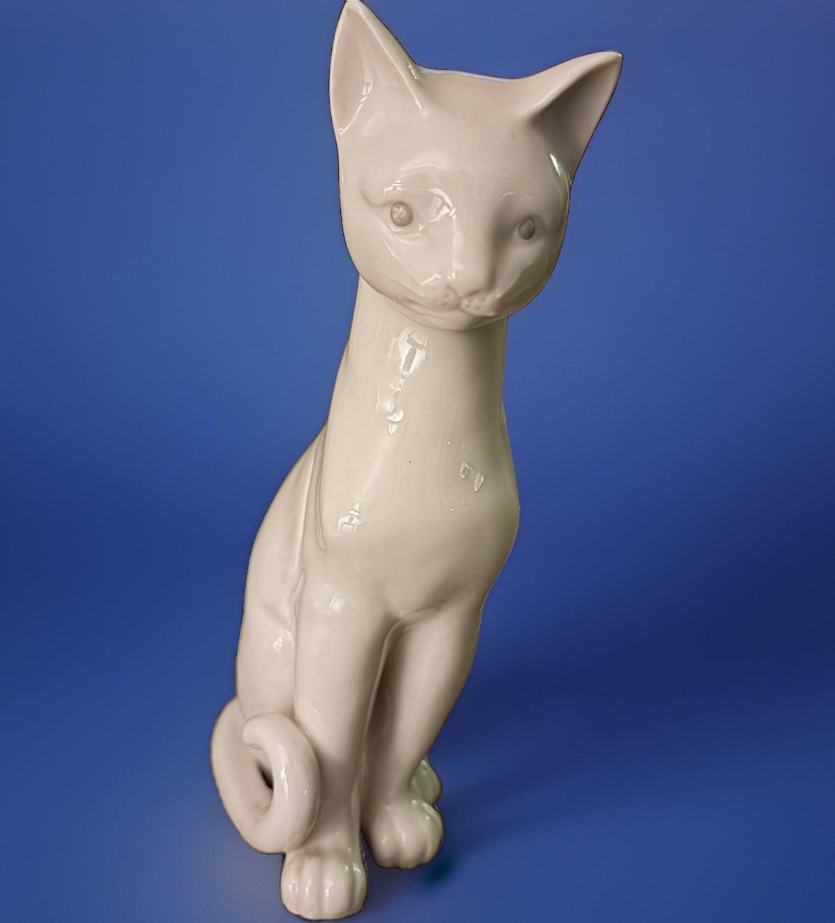 Lenwile Ardalt Verithin White Cat Figurine #6629 Japan 10 Lenwile Ardalt Verithin White Cat Figurine #6629 Japan 10