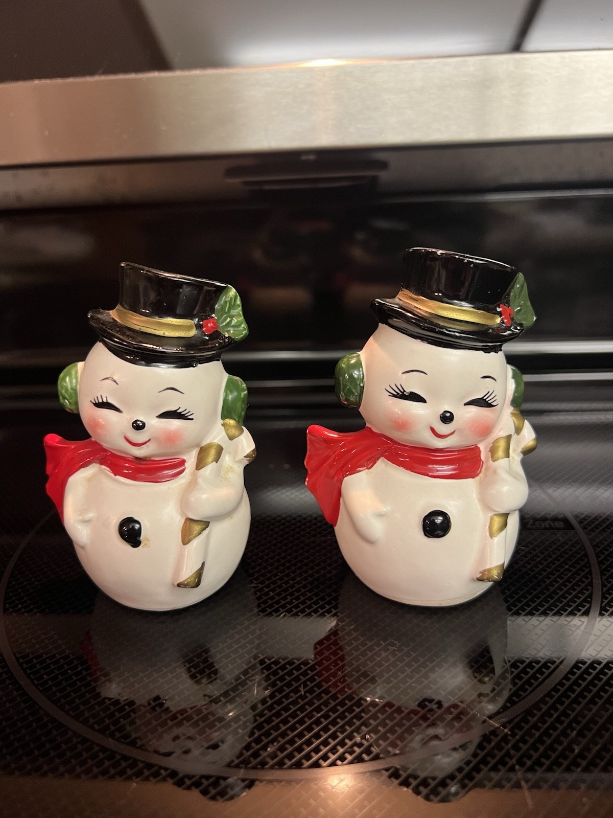 Vintage Joseph’s Originals Snowman Shakers