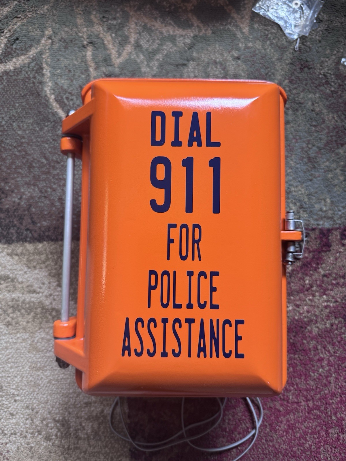 Nassau County Police Department Vintage Telephone Emergency Callbox Nassau County Police Department Vintage Telephone Emergency Callbox
