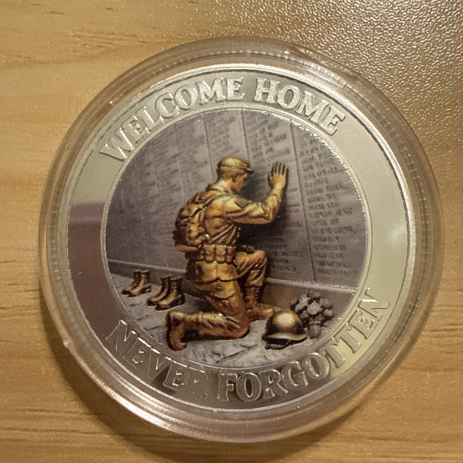 Love This “Welcome Home” Never Forgotten” Vietnam Veteran Commerative Coin