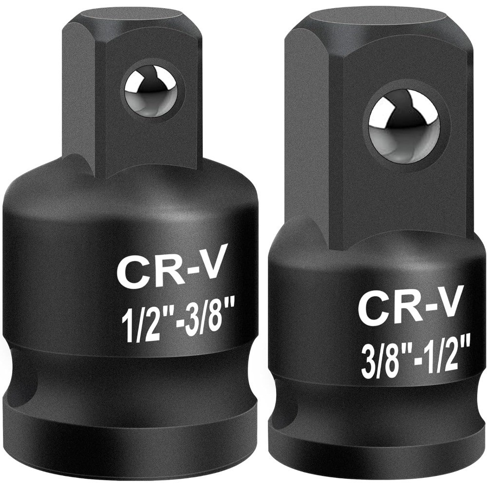 2PCS Impact Socket Adapter and Reducer Set, 1/2\