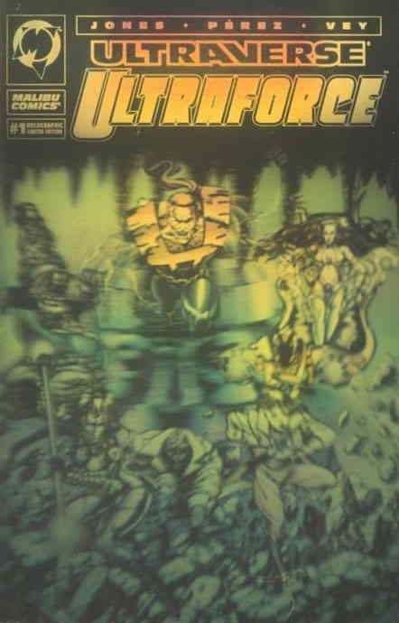 UltraForce (Vol. 1) #1A VF; Malibu | Ultraverse Hologram Cover - w/Bag+Board UltraForce (Vol. 1) #1A VF; Malibu | Ultraverse Hologram Cover - w/Bag+Board